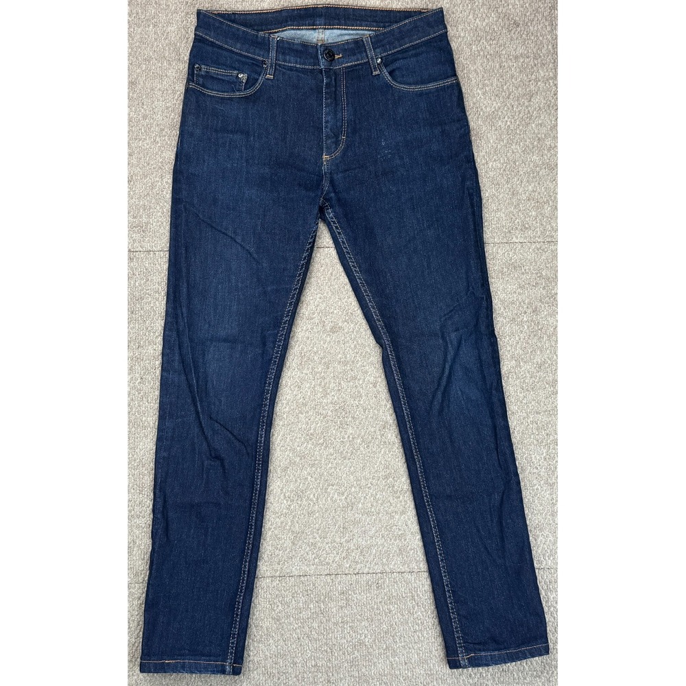 Whyred Syd Blue Men's Straight Leg Blue 5 Pocket Denim Jeans Size 30x32